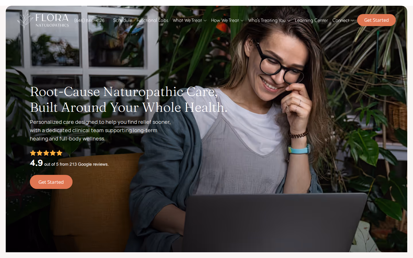 Flora Naturopathics website